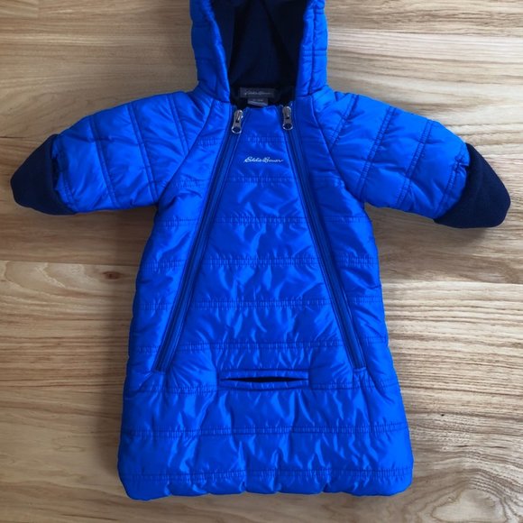 Eddie Bauer Infant Blue Snow Suit Pram 